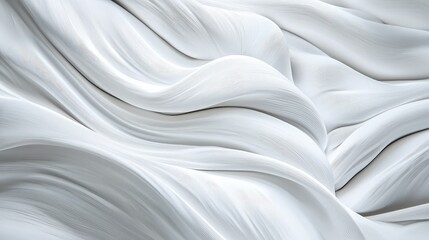 Obraz premium White Abstract Waves