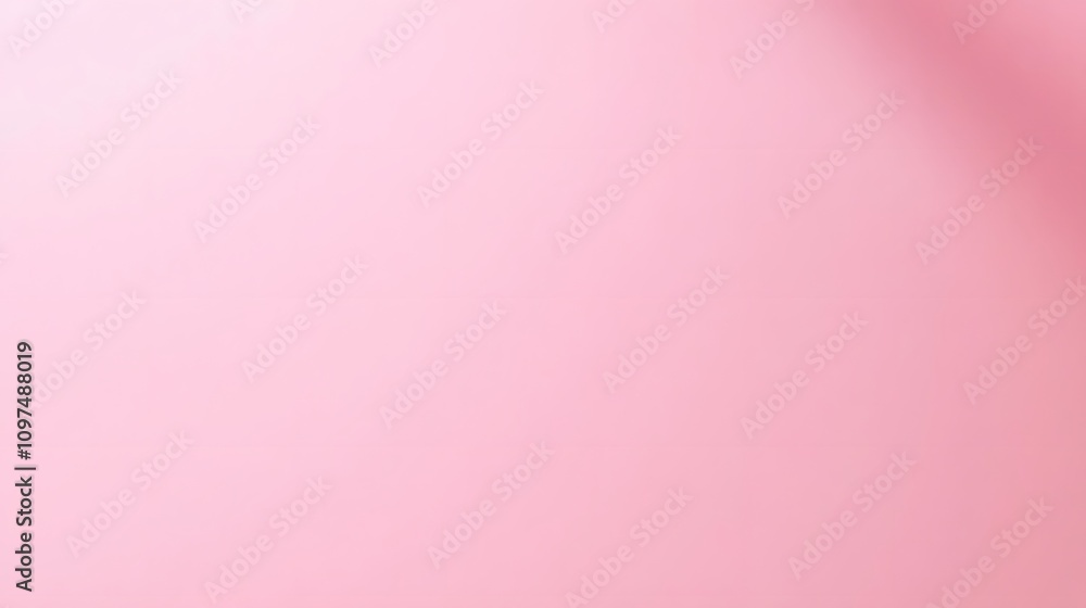 Poster a soft pink background with a smooth texture, evoking a calm and playful atmosphere.