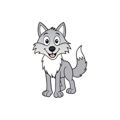 fox  isolated vector illustration 