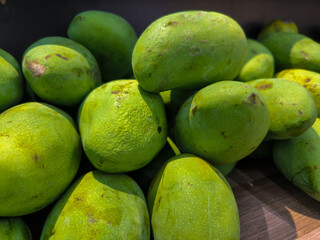 fresh green mango fruit