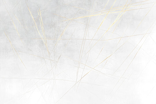 Abstract gold lines on black Transparent Background.