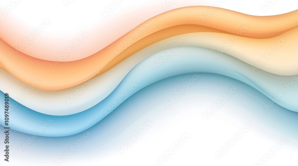 Poster captivating fusion of sleek abstract patterns in soft pastel colors for modern designs and creative 