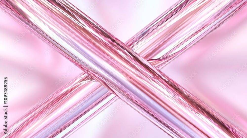 Poster futuristic abstract pattern with bold gradient in shades of pink and purple creating a modern visual