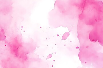 A soft pink watercolor background with gentle splashes and gradients.