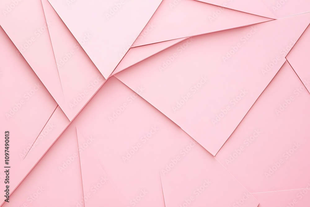 Poster a textured arrangement of overlapping pink paper sheets creating a soft, abstract background.