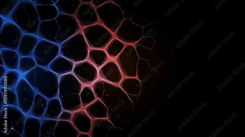 Poster radiant abstract gradient sky pattern with digital textures and vivid colors for modern art and desi