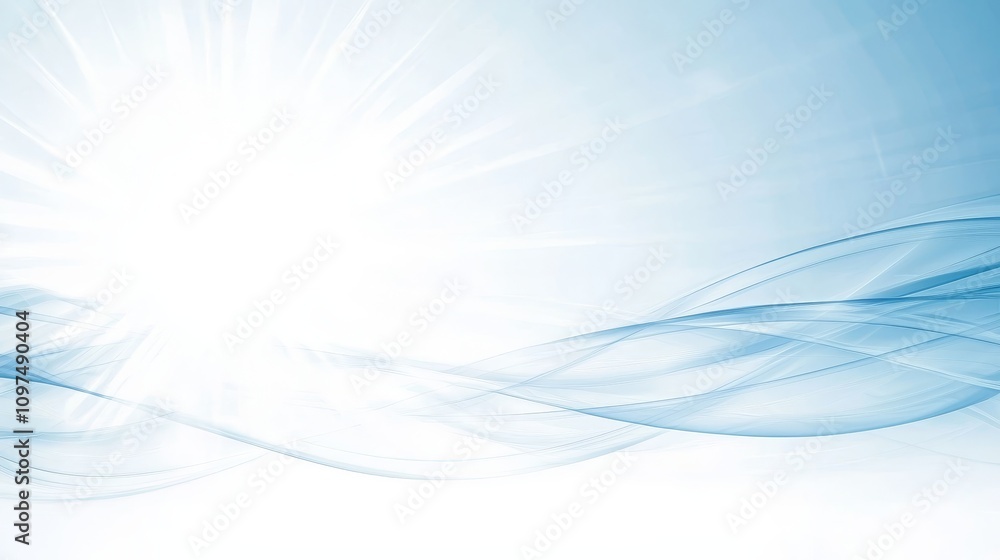 Poster Stunning Abstract Background Featuring Soft Light Waves and Shimmering Elements for Creative Projects and Designs