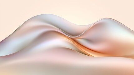 Obraz premium Immersive Digital Gradient Landscape Abstract with Soft Curves and Subtle Hues Enhancing Modern Visual Design