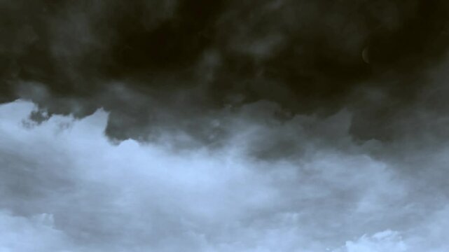 background of blue clouds in the sky