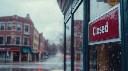 Closed boutique storefront with elegant window display, symbolizing the end of a day and the anticipation of a new beginning