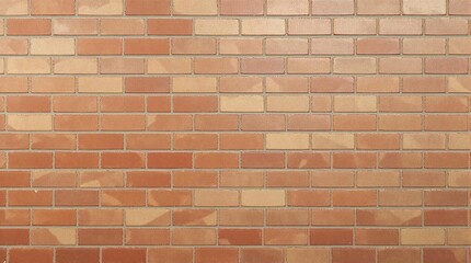 Fototapeta premium Classic ceramic brick tile wall with a mix of earthy tones and neutral shades, brick, gray, brown