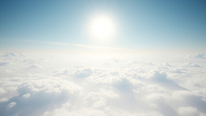 Naklejka premium Dazzling sunlight illuminates a vast open space , natural light, sunny landscape, outdoor setting