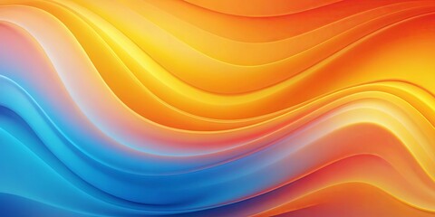Abstract Swirling Color Gradient Background Design with Vivid Hues and Smooth Curves