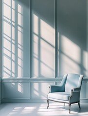 Blue Chair Next to Window