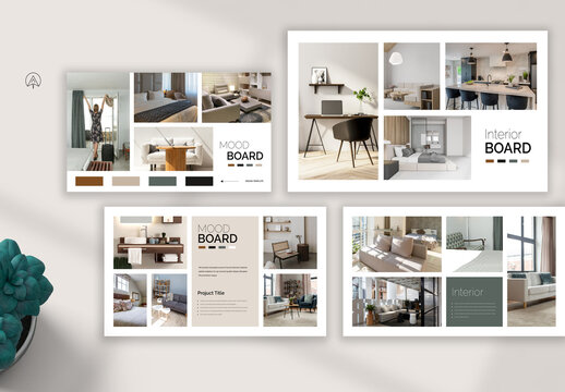 Interior Mood Board Template