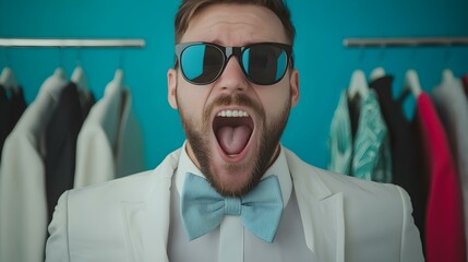 Luxury Clothing Haul: Young Adult Indulging in High-End Fashion Shopping on Payday