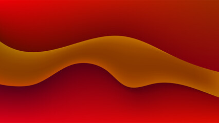 ABSTRACT BACKGROUND ELEGANT RED GOLD GRADIENT MESH SMOOTH LIQUID COLORFUL WITH WAVE SHAPES DESIGN VECTOR TEMPLATE GOOD FOR MODERN WEBSITE, WALLPAPER, COVER DESIGN 