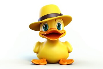 Cartoon duck toy hat.