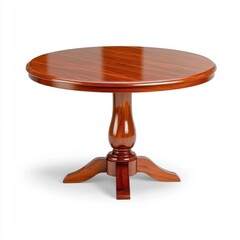 Elegant wooden round table modern home furniture showcase warm ambiance centerpiece design inspiration