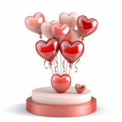 heart with rings