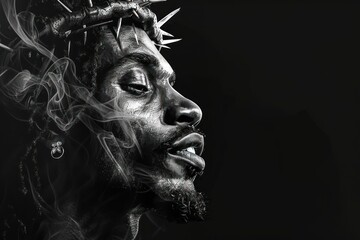 Obraz premium Jesus christ photography portrait person.