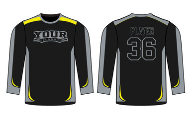 All sports player jersey design with an elegant edgy and wild look. Sports gear template mockup perfect fit for all sports. The designs that go on casual wear, shirts, fashion apparel, and all kind 