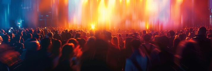 Startup Event with Captivated Audience Watching Innovative Product Demonstration on Stage