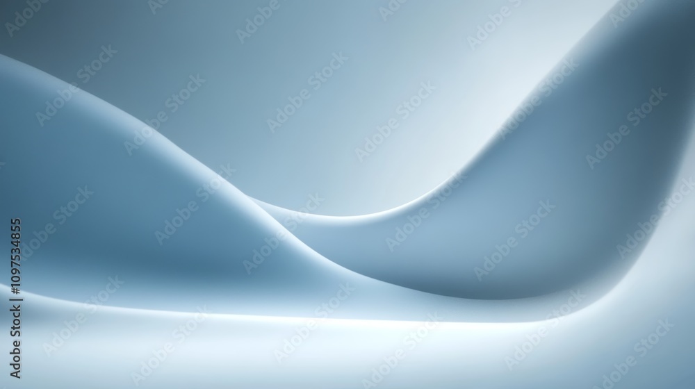 Poster light blue abstract background for product presentation soft shadows and smooth gradients
