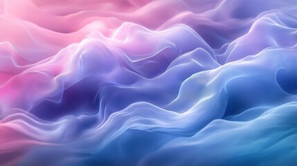 Obraz premium Abstract Pastel Waves: Dreamy Fabric Texture