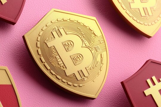 Bitcoin token revolution global cryptocurrency insights on digital security shielded environment innovative viewpoints