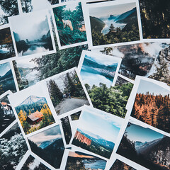A Collage of Scenic Nature Photography Featuring Mountains, Forests, Lakes, and Landscapes Capturing the Beauty of Outdoor Adventures and Tranquil Moments