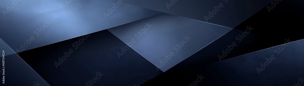 Aufkleber blue geometric abstract background with 3d effect and textured layers for modern design