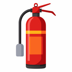 fire extinguisher isolated clipart cartoon Illustration drawing