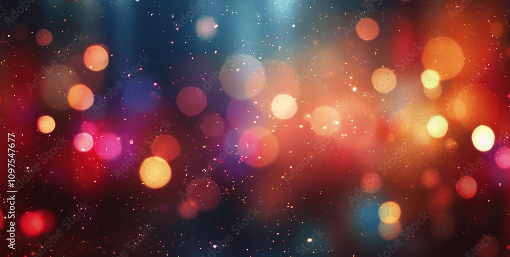 Poster background with bokeh