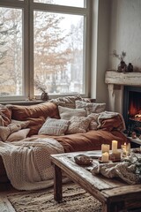Fototapeta premium Cozy Living Room