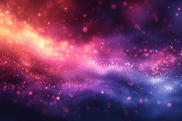 Fototapeta premium Dark Purple Pink Gradient Abstract Background with Blurred Light Spot Effect Cool Mysterious Atmosphere