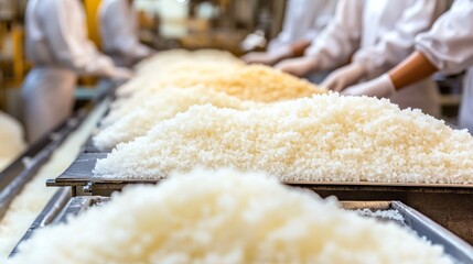 Rice Processing: A Glimpse into the Production Line