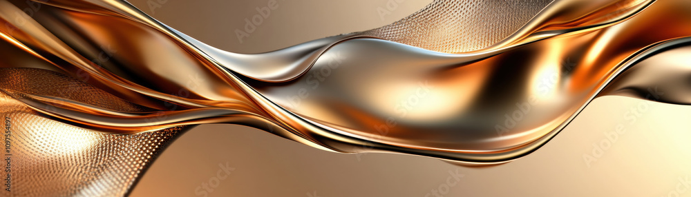 Poster dynamic flowing abstract art digital space visual content creative environment aesthetic viewpoint m