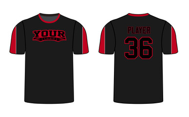All sports player jersey design with an elegant edgy and wild look. Sports gear template mockup perfect fit for all sports. The designs that go on casual wear, shirts, fashion apparel, and all kind 