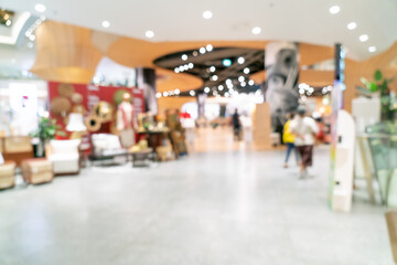 abstract blur and defocused luxury shopping mall and retail store for background