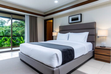 Luxurious Master Bedroom with King Sized Bed
