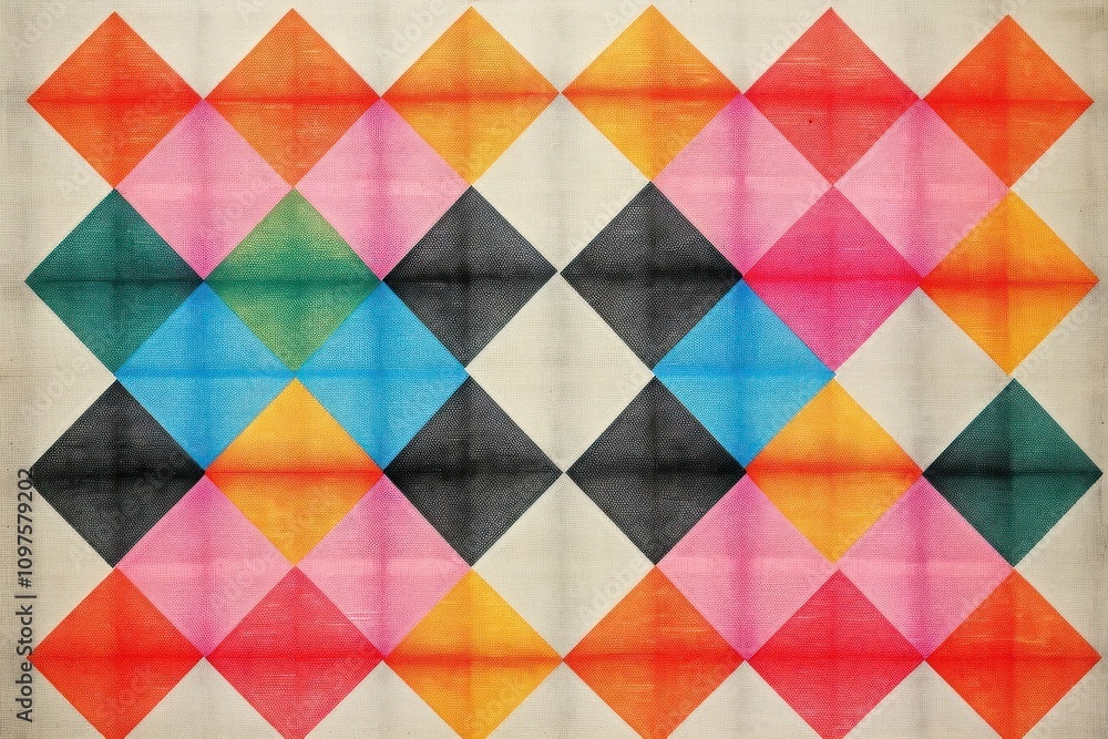Aufkleber argyle pattern backgrounds abstract textured.