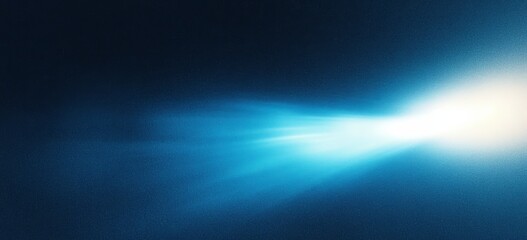 Abstract Dark Blue to Light Blue Gradient Background with Glowing Light and Smooth Texture