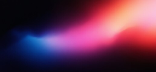 Fototapeta premium Vibrant Abstract Digital Painting Smooth Color Gradient Deep Blue to Bright Pink Ethereal Background