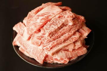 黒毛和牛特選カルビ切落し　焼肉・どか盛
