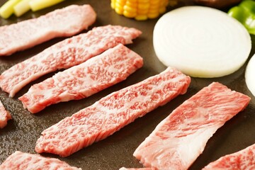 黒毛和牛特選カルビ切落し　焼肉