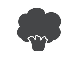 ブロッコリー_黒アイコン