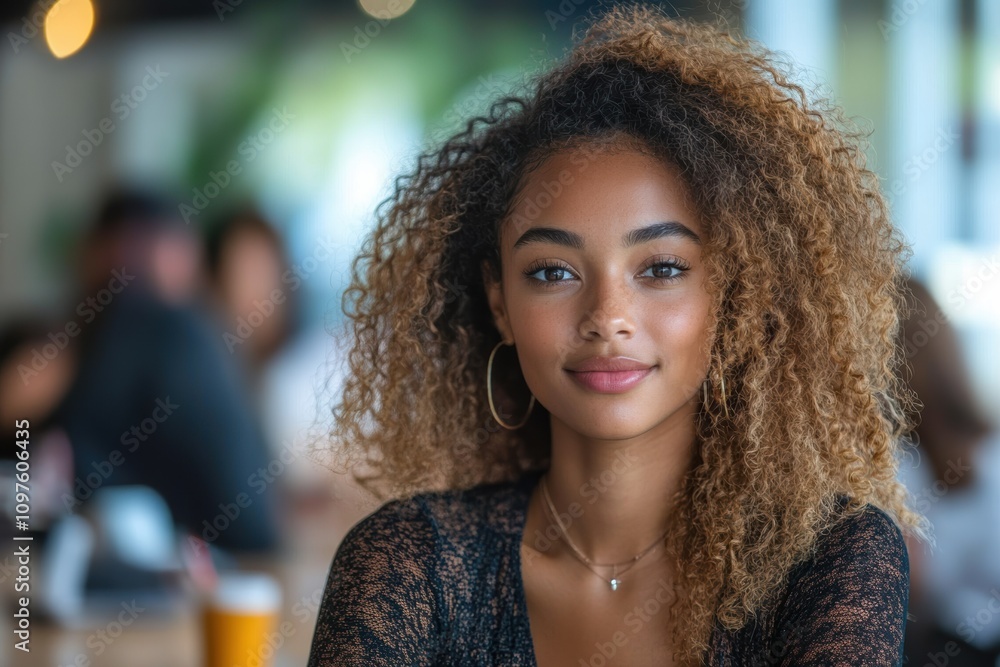 Poster women of colour utilizing ai tools in creative spaces,