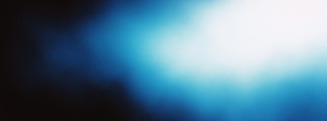 Obraz premium Blue Gradient Background Grainy Texture Smooth Light Dark Abstract Design