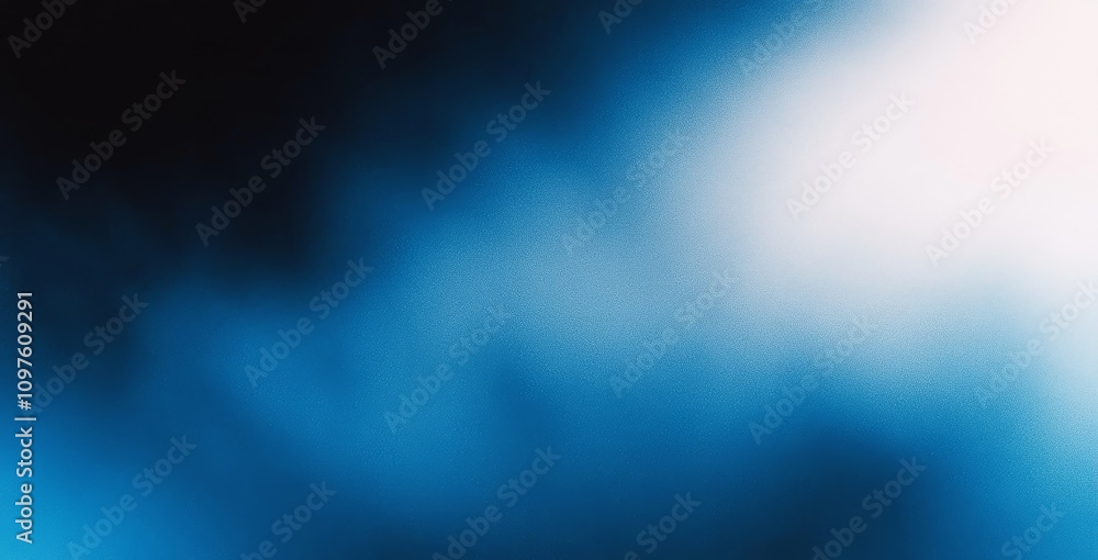 Poster abstract gradient blue background with blurred light and dark textures for design and technology